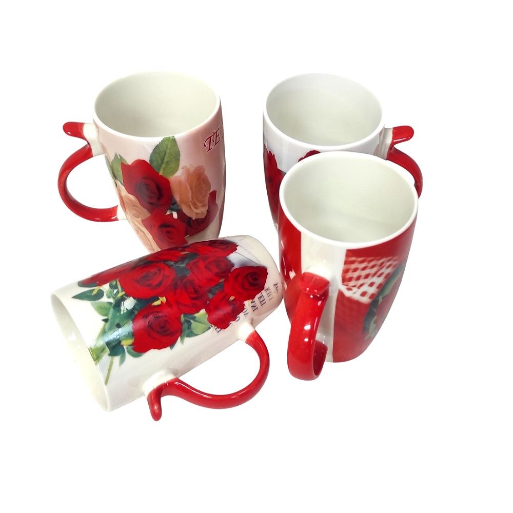 Taza de 400ml para el día de la madre de cerámica set de 3